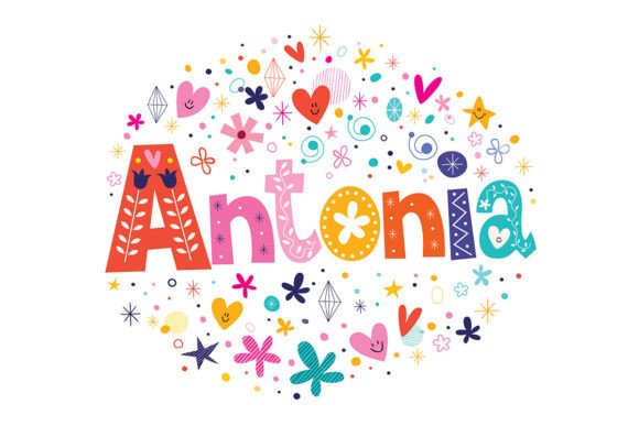 Antonia: A Versatile Decorative Lettering Design for Creative Projects