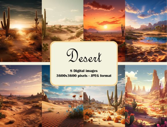 Bundle Desert Digital Download: High-Quality Digital Papers for Creative Projects