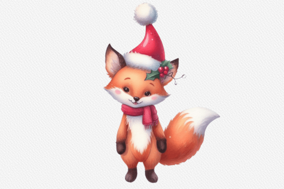 Christmas Fox Sublimation Design PNG – A Versatile Asset for Creative Projects
