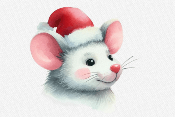 Christmas Mouse Sublimation Design PNG – A Versatile Holiday Graphic for Creative Projects