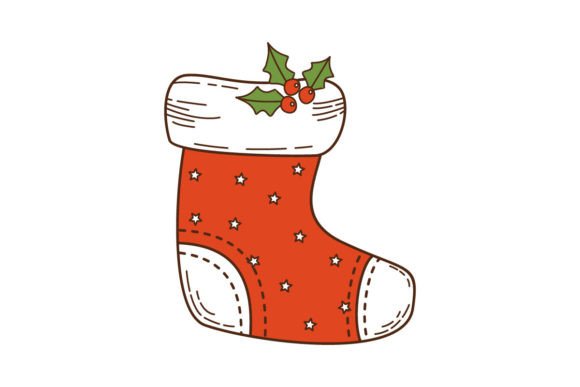 Christmas Stocking with Colorful: A Festive Font for Creative Projects