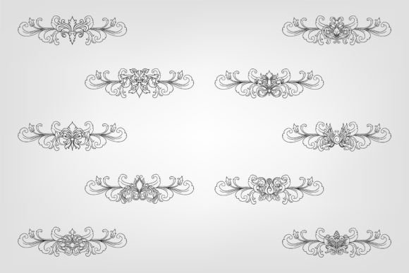 Classical Baroque Filigree Decoration: Elegance and Timeless Beauty in Design