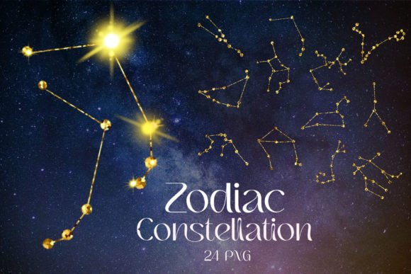 Constellation Zodiac with Golden Texture: A Strategic Tool for Creative and Professional Use