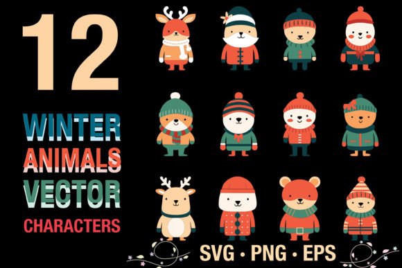 Cute Winter Woodland Animals SVG Bundle: Creative Possibilities