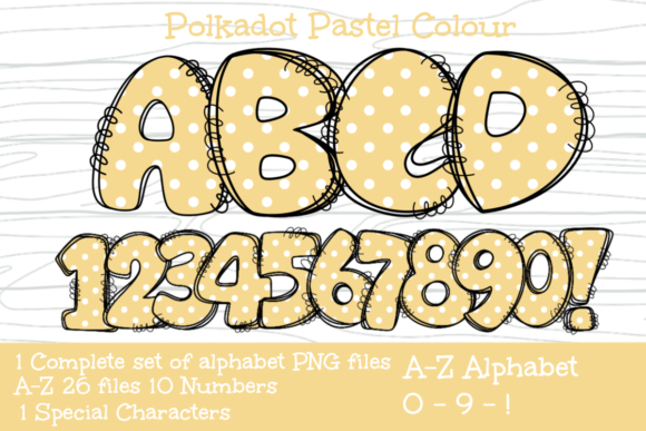 Doodle Alphabet Pokadot PNG Sublimation: A Creative Asset for Pride Month and Beyond