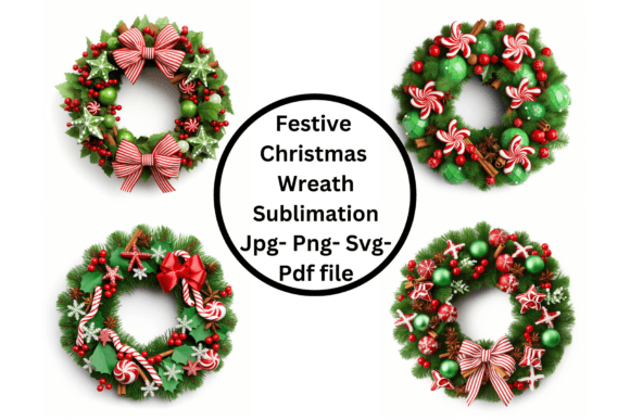 Festive Christmas Wreath: A Timeless Holiday Decor Element