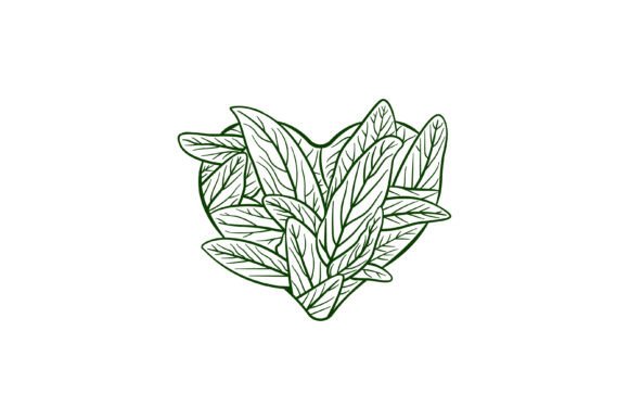Love Leaf Illustration: A Botanical Blend of Love and Nature