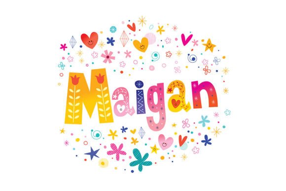 Maigan: A Name with Strategic Potential in Decorative Lettering Design