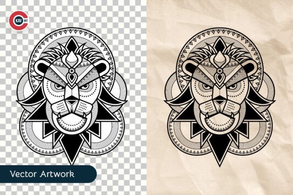 Majestic Lion Head Vector Line Art: A Strategic Tool for Creative and Professional Use