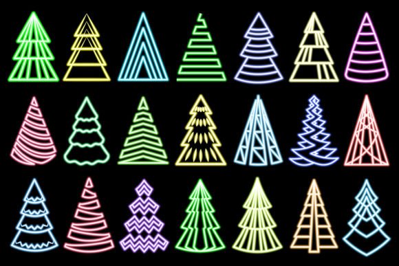 Neon Christmas Trees: A Modern Twist on a Classic Holiday Symbol