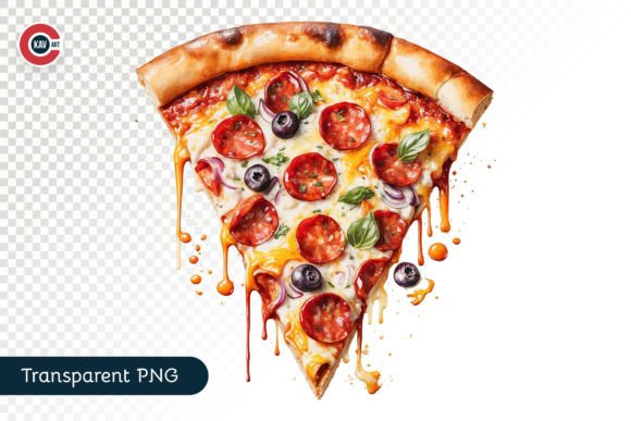 Pizza Slice with Melted Cheese PNG: A Creative Asset for Designers and Art Enthusiasts