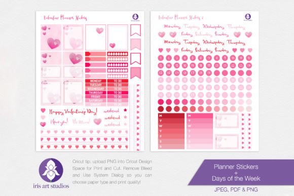 Printable Valentine Planner Stickers: A Creative and Practical Tool for Modern Planners