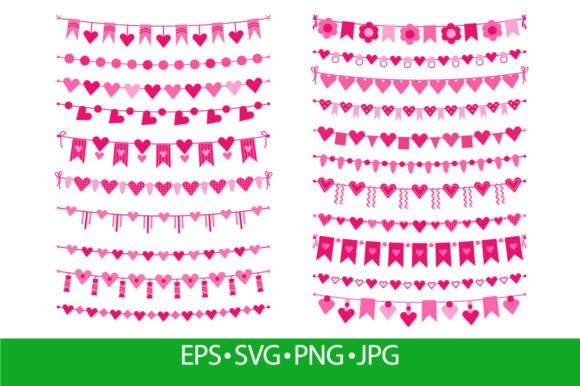 Valentine Bunting and Garlands: A Touch of Pink for Every Occasion