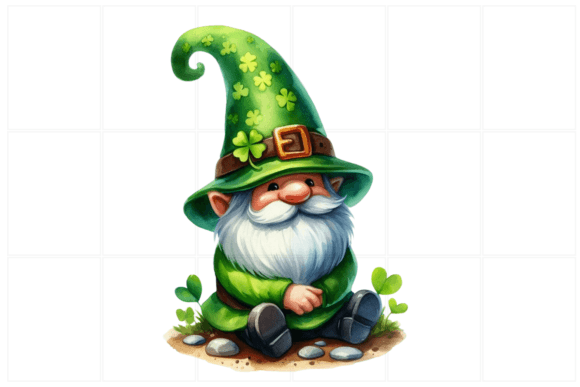 Watercolor Gnomes St. Patrick’s Day PNG: A Versatile Design Element for Creative Projects