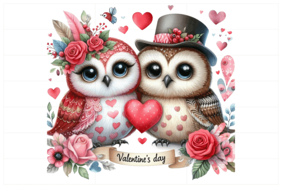 Watercolor Valentine Couple Owl Clipart: A Strategic Creative Asset for February Campaigns